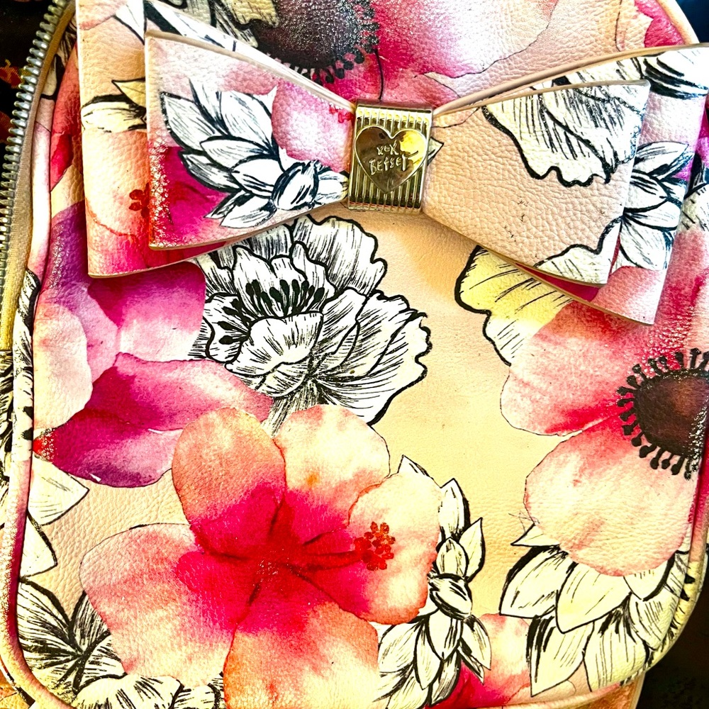 Cutest, most comfortable, Betsy Johnson pink mini backpack!!!